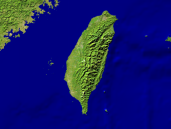 Taiwan Satellit + Grenzen 640x480